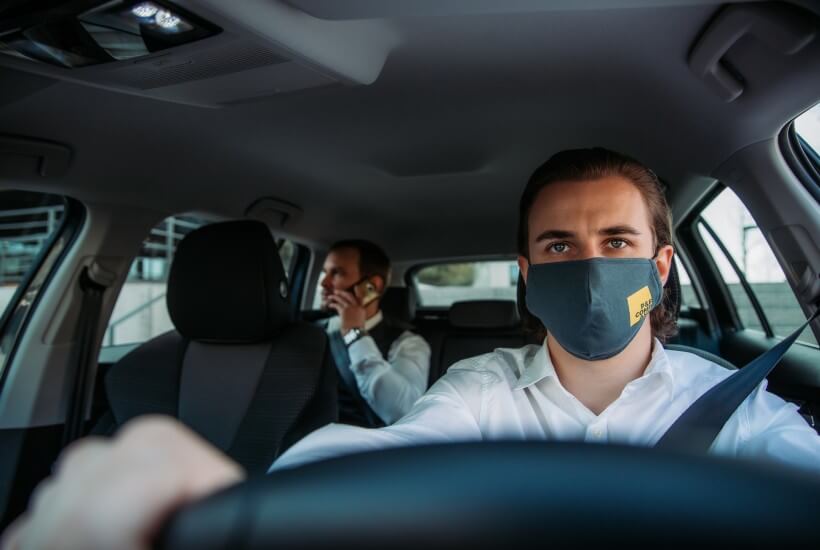 Naši řidiči nosí při řízení vozidel nano roušky a respirátory s ochranou FFP2 | P&F Company s.r.o.